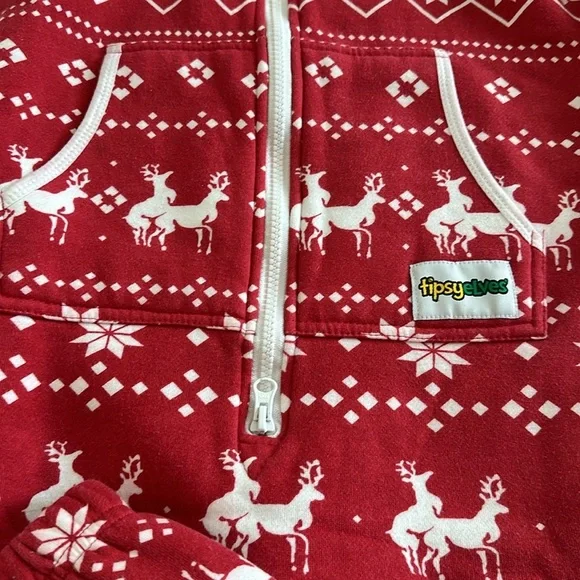 Tipsy Elves Holiday Jumpsuit Size XS - Picture 5 of 6